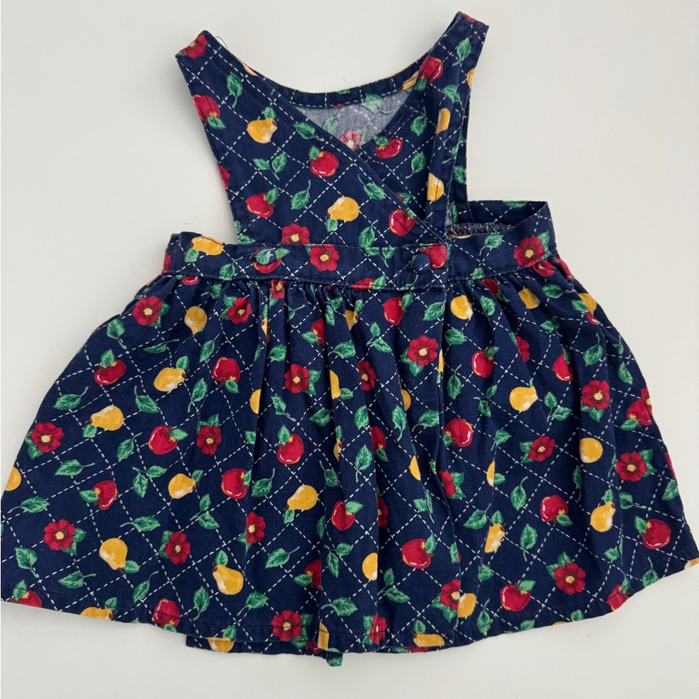 Vintage Baby B’Gosh Fruit Dress 12 Months - Apples, Pears & Flowers